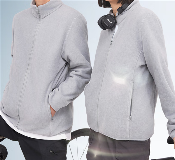 外穿内搭都舒服：京造防静电摇粒绒外套59元直降百元