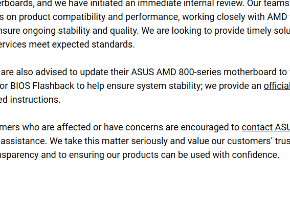 锐龙7 9800X3D连烧5个!华硕主板官方回应