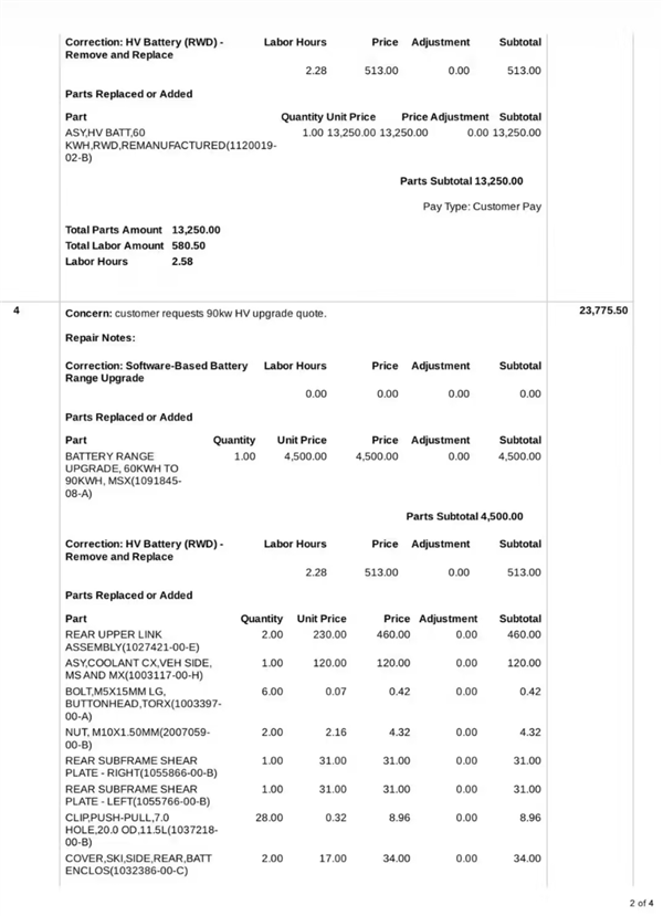 修不起卖不掉！一特斯拉Model S车主换电池 比买同款二手车还贵